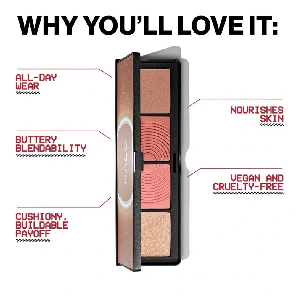 ‘Back To Cali’ Halo Sculpt + Glow Face Palette With Vitamin E
